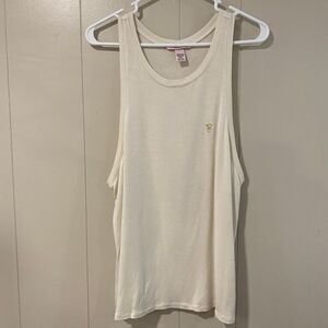 Victoria’s Secret Cream Ribbed Tank Top Women’s Large